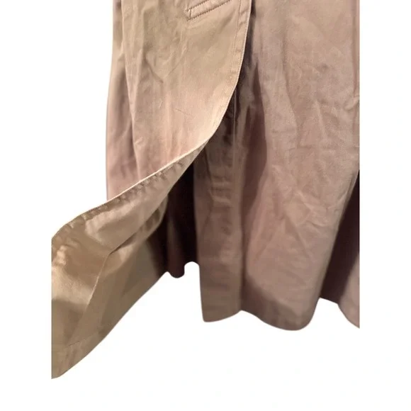 Dries Van Noten Classic Beige Long Trench Coat Double Breasted Belted